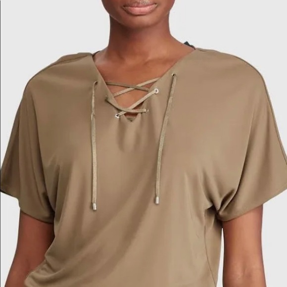 Never worn! Ralph Lauren hunter-green romper, XS. - Picture 4 of 6